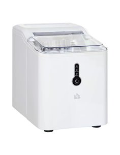 HOMCOM 12kg Ice Maker Machine for Home 12kg Ice in 24 Hours, White 800-101