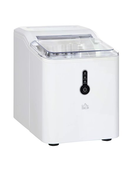 HOMCOM 12kg Ice Maker Machine for Home 12kg Ice in 24 Hours, White 800-101 - pic 66976 | FastDaddyshop