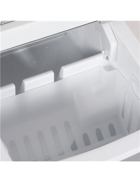 HOMCOM Portable Ice Maker Countertop, Bullet Ice Cube Machine, 9 Ice Cubes per 8 Minutes, Automatic Cleaning, Visible Window Sco - pic 67019 | FastDaddyshop