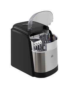 HOMCOM Ice Maker Machine Countertop, 12Kg in 24 Hrs, Black 800-183V70BK