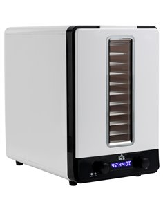 HOMCOM 11 Tier Food Dehydrator, 550W Food Dryer Machine, White 800-143V70
