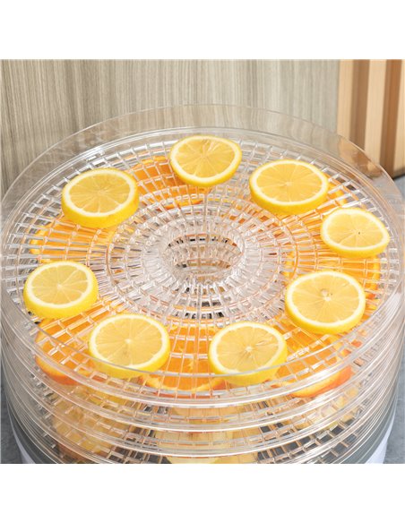 HOMCOM 5 Tier Food Dehydrator, 245W Food Dryer Machine with Adjustable Temperature Control for Drying Fruit, Meat, Vegetable, Je - pic 67083 | FastDaddyshop