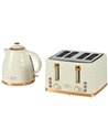 HOMCOM 3000W 1.7L Rapid Boil Kettle & 4 Slice Toaster, Beige 800-162V70BG