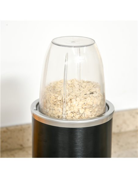 HOMCOM Blender Smoothie Maker, 1000W Countertop Blender with 0.7L and 0.35L BPA-Free Mix Cups, Cross Blade Base for Ice, Fruit a - pic 67317 | FastDaddyshop