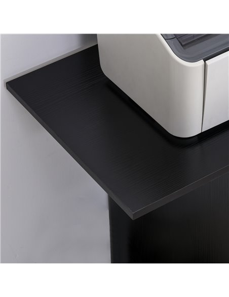 Vinsetto Mobile Printer Stand Rolling Cart Desk Side with CPU Stand Drawer Adjustable Shelf and Wheels Black 920-069BK - pic 67731 | FastDaddyshop