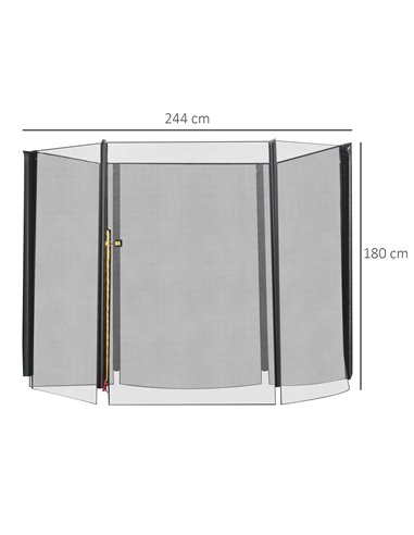 Homcom  8ft Trampoline Replacement Net 120307-003