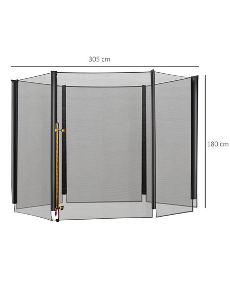 HOMCOM 10ft Replacement Safety Trampoline Net with Enclosure 120307-008 - pic 67905 | FastDaddyshop