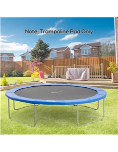 Homcom 12ft Trampoline Surround Safety Foam Pad, Blue 120307-011 2