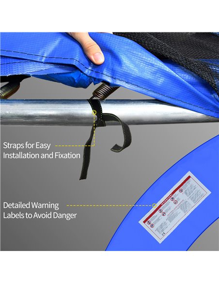 Homcom 12ft Trampoline Surround Safety Foam Pad 120307-011 - pic 67917 | FastDaddyshop