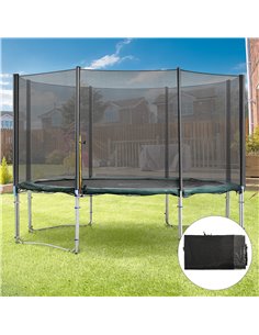 HOMCOM 13ft Trampoline Enclosure Net, Safety Barrier, Black 120307-016 2