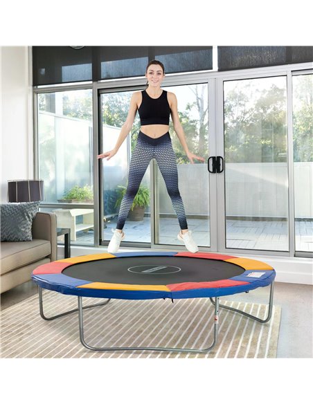 HOMCOM 10ft Trampoline Safety Pad, Multicolour, Thick Foam Padding, UV-Resistant, Easy Fit 120307-023 - pic 67956 | FastDaddyshop