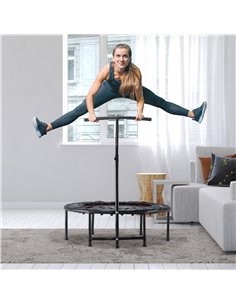 HOMCOM Trampoline Rebounder Adjustable Jumper, 40"-Black  A00-012BK 2