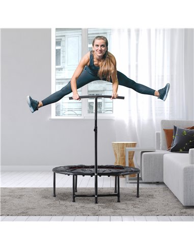 HOMCOM Trampoline Rebounder Adjustable Jumper, 40"-Black  A00-012BK