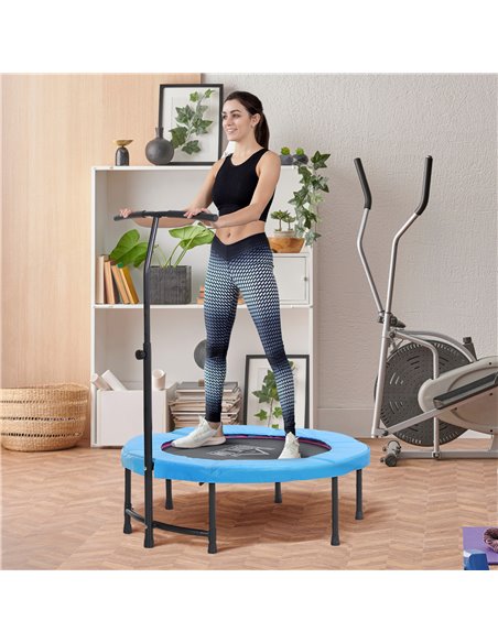 HOMCOM Trampoline Rebounder Adjustable Jumper, 40"-Blue A00-012BU - pic 67967 | FastDaddyshop