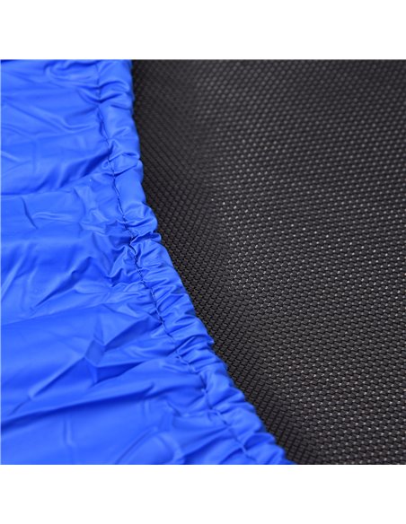 HOMCOM Trampoline Aerobic Rebounder Indoor Outdoor Fitness Round Jumper 91cm, Compact, w/ Sponge Edge, Blue A00-007V02 - pic 68053 | FastDaddyshop