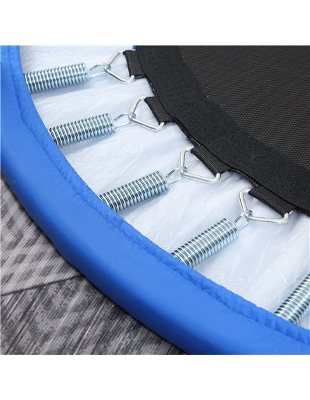 HOMCOM Φ100cm Foldable Mini Fitness Trampoline, Blue and Black A00-007V04 - pic 68107 | FastDaddyshop