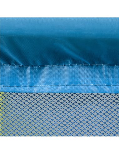 ZONEKIZ 140 cm Kids Trampoline Indoor Bouncer Jumper with Security Enclosure Net, Bungee Gym for Children 1-6 Years Old, Blue 34