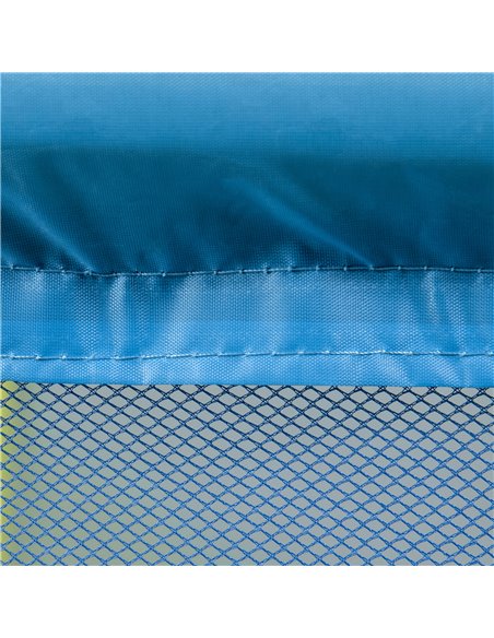 ZONEKIZ 140 cm Kids Trampoline Indoor Bouncer Jumper with Security Enclosure Net, Bungee Gym for Children 1-6 Years Old, Blue 34 - pic 68153 | FastDaddyshop