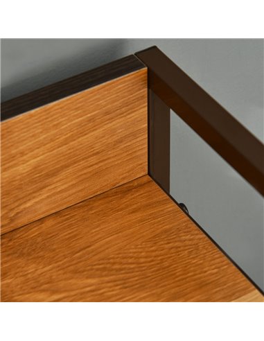 HOMCOM 4-Drawer Dresser, 3-Tier Storage Organizer, Tower Unit for Bedroom Hallway Closets with Steel Frame Wooden Top