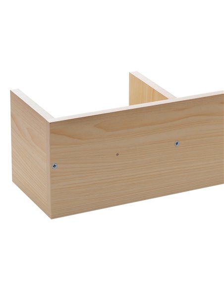 HOMCOM Wall Mount 84 CD / 56 DVD/Blu-ray/ Media Storage Rack 4 Cubes Wooden Shelf Organizer Unit Bookcase Display (Natural Wood  - pic 68271 | FastDaddyshop