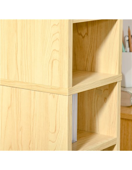 HOMCOM 12-tier Media Storage Cabinet 204 CDs Shelf Tower Multimedia Organizer Rack Stand Bookcase Display Unit 833-135 - pic 68288 | FastDaddyshop