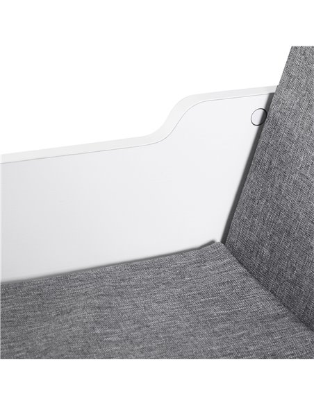 HOMCOM Bookcase with Seat, Cushioned, Storage Shelf, Sideboard, for Kids Reading, Bedroom, Living Room, White 836-115V01WT - pic 68379 | FastDaddyshop