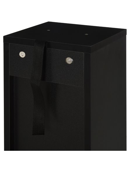 HOMCOM Media Display Shelf, 204 CD Capacity, 2 Set, Blu-Ray DVD Tower Rack, Adjustable Shelves, Bookcase Storage Organiser, Blac - pic 68459 | FastDaddyshop