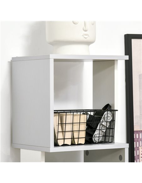 HOMCOM Modern 5-Tier Bookshelf, Freestanding Bookcase Storage Shelving for Living Room Home Office Study, Light Grey 836-538LG - pic 68603 | FastDaddyshop
