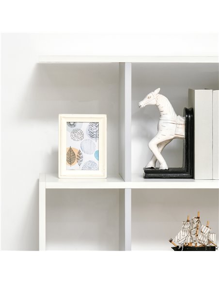 HOMCOM Modern Bookshelf, 5-Tier Bookcase with 13 Open Shelves, Freestanding Decorative Storage for Home Office, Study - White 83 - pic 68620 | FastDaddyshop