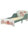 ZONEKIZ Toddler Bed Frame, Kids Bedroom Furniture for Ages 3-6 Years, Green 313-008V00GN