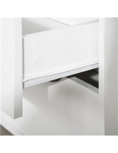 HOMCOM Chest of Drawers, 5 Drawer Dresser, Storage Organizer Side Cabinet for Bedroom, Living Room