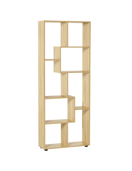 HOMCOM 8-Tier Bookshelf, Freestanding Display Storage, White 836-141 - pic 69154 | FastDaddyshop