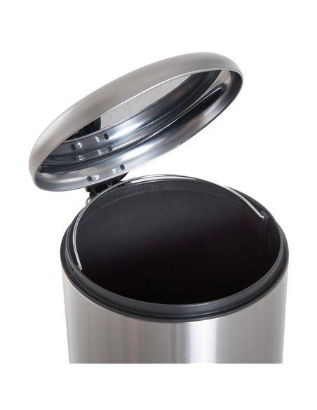 HOMCOM Foot Pedal Bin Stainless Steel Metal Waste Rubbish Lid Kitchen Garbage 30L 851-013 - pic 69340 | FastDaddyshop