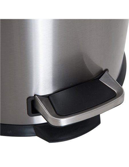 HOMCOM Foot Pedal Bin Stainless Steel Metal Waste Rubbish Lid Kitchen Garbage 30L 851-013 - pic 69342 | FastDaddyshop