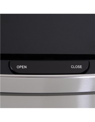 HOMCOM 72L Recycling Sensor Bin, Stainless Steel 3 Compartments for Both Wet or Dry Waste with Removable Lid Kitchen Home 851-01