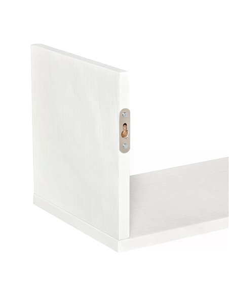 HOMCOM Set of 3 Wooden U-Shaped Floating Shelves Set Wall Mounted Hanging Bookshelf CD DVD Storage Display for Bedroom Living Ro - pic 69360 | FastDaddyshop