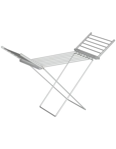 HOMCOM Electric Heated Clothes Dryer, Laundry Drying Horse Rack, Silver 850-198V70 - pic 69460 | FastDaddyshop