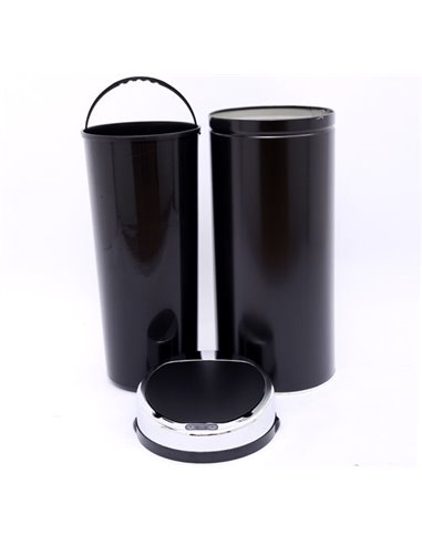 HOMCOM 42L Stainless Steel Sensor Trash Can W/ Bucket-Black 03-0045