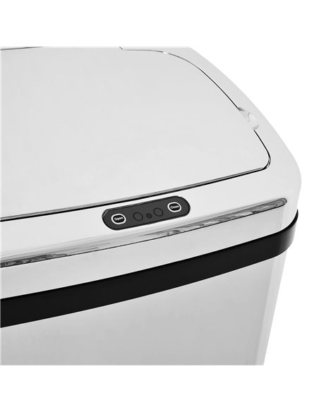HOMCOM 50L Infrared Touchless Automatic Motion Sensor Dustbin Stainless Steel Trash Can Home Office 851-004 - pic 69548 | FastDaddyshop