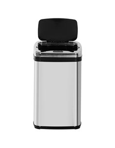 HOMCOM 30L Stainless Steel Motion Sensor Lid Bin, Silver Tone 03-0024