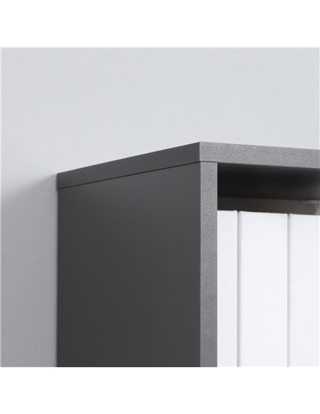 HOMCOM 5-Tier Bookshelf Modern Freestanding Storage Shelving for Living Room, Study, Dark Grey 836-538CG - pic 69603 | FastDaddyshop