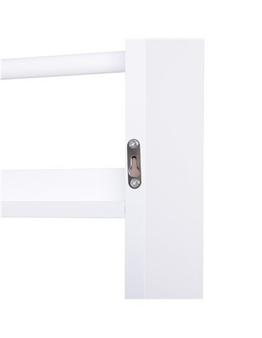 HOMCOM Wood Wall/Standing Magazine Holders Book Rack Shelf 4 Tiers Space Saving Design Water Resist Home Office Decoration 836-1