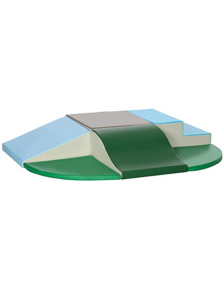 HOMCOM 6-piece Soft Play, Climb and Crawl Foam, Multicoloured 3D0-016V00MX - pic 69955 | FastDaddyshop