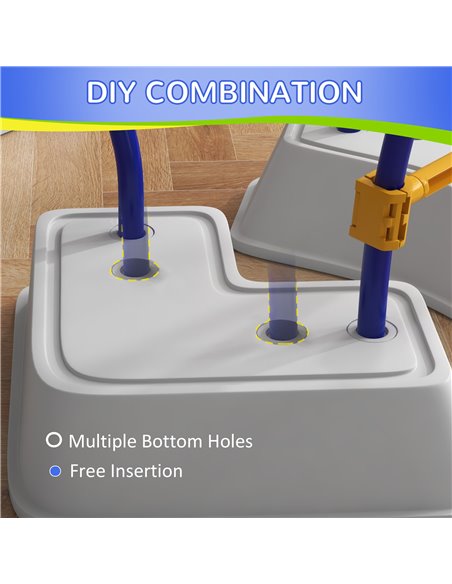 Outsunny Kids Climber with Climbing Arch, Triangle Climber for Indoor Outdoor Use, for Toddlers 3-6 Years Old, Blue 34D-001V00BU - pic 70004 | FastDaddyshop