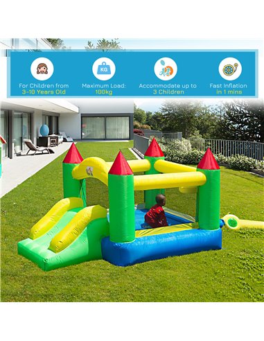 HOMCOM Inflatable Kids Bounce Jumper w/ Blower 342-003