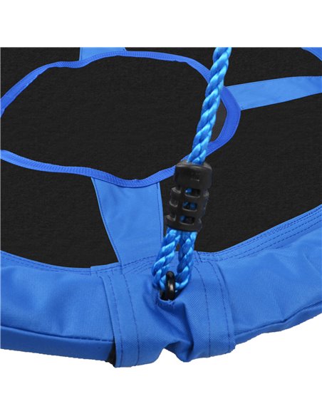 HOMCOM 40 Inch / 100 cm Tree Swing Round Kids Nest Swing Seat for Outdoor Backyard Garden Play Activity Blue 344-005 - pic 70089 | FastDaddyshop