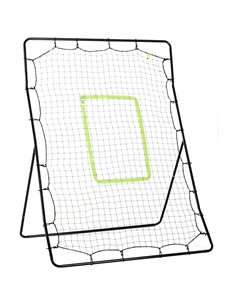 HOMCOM Football Rebounder Net Kids Adults Soccer Game, Black A60-001