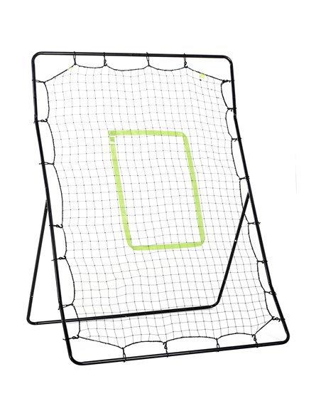 HOMCOM Football Rebounder Net Kids Adults Soccer Game, Black A60-001 - pic 70126 | FastDaddyshop