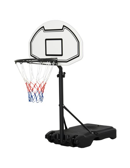 HOMCOM Basketball Stand 94-123cm Basket Height Adjustable Hoop For Kids Adults Suitable for Pool Side A61-001 - pic 70153 | FastDaddyshop