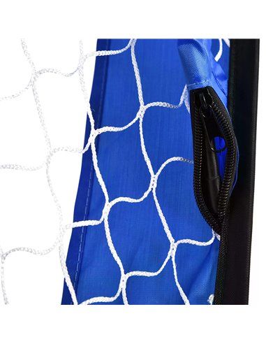 HOMCOM 2-in-1 Pop Up Football Goal Nets for Kids, Garden Outdoor Sports and Practice Target A62-014